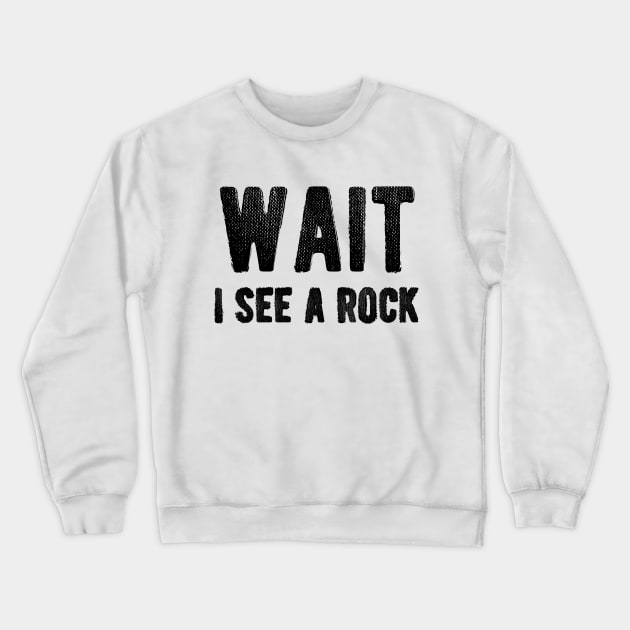 Geologist - Wait I see a rock Crewneck Sweatshirt by KC Happy Shop